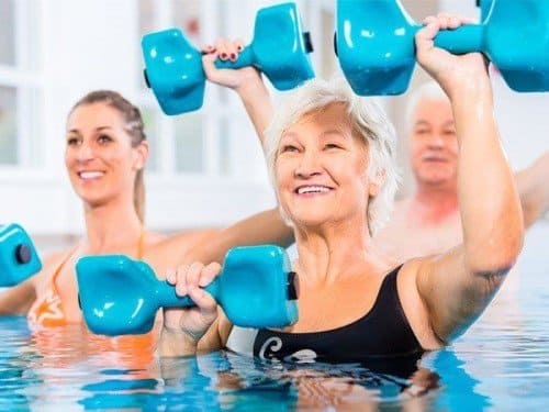 exercise in aqua therapy